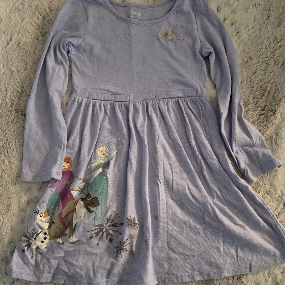 Disney Frozen Lavender Kids Dress - Adaptive
